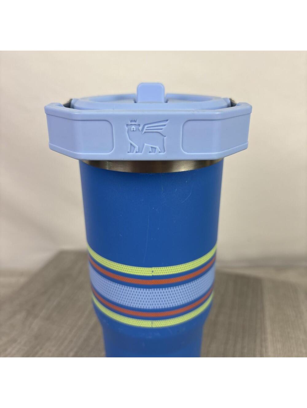 Stanley 30oz Varsity IceFlow Flip Straw Tumbler Azure Mesh Limited Edition - Picture 5 of 15